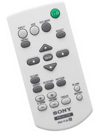 Remote Sony RM-PJ8 màu trắng, mỏng dẹp